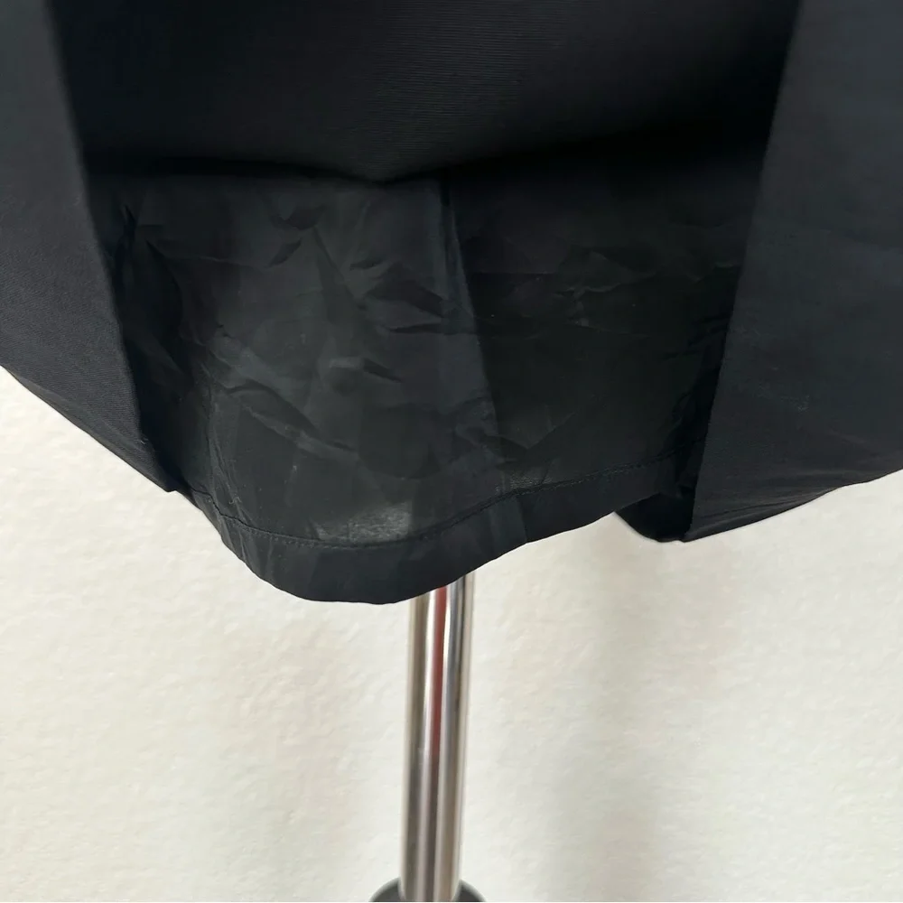 J. Crew Wool Blend Black Peplum Waist Dress, Size 4